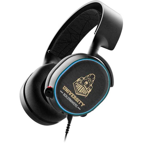 Purdue University Purdue University Boilermakers Signature Logo SteelSeries Arctis 3 Skin