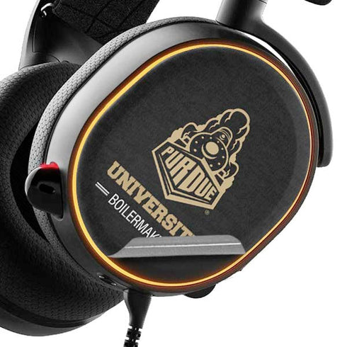 Purdue University Purdue University Boilermakers Signature Logo SteelSeries Arctis 3 Skin