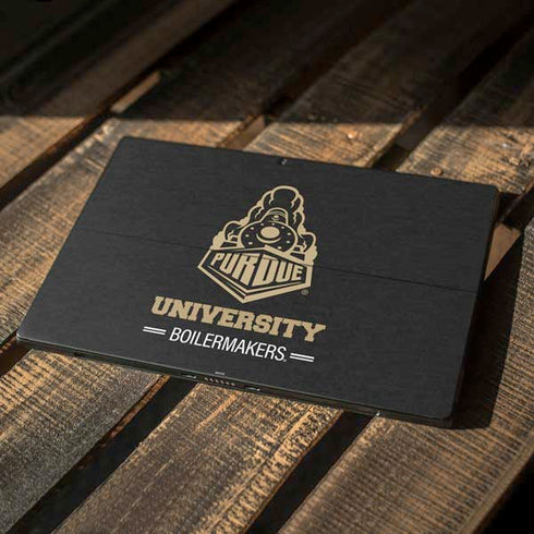 Purdue University Purdue University Boilermakers Signature Logo Surface Pro 7 Skin