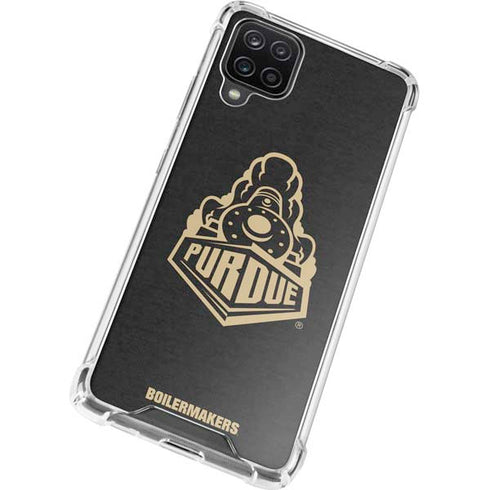Purdue University Purdue University Signature Logo Galaxy A12 Clear Case