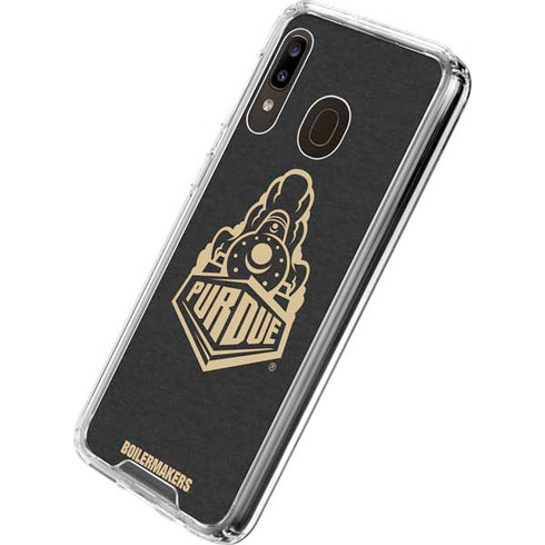 Purdue University Purdue University Signature Logo Galaxy A30 Clear Case