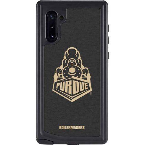 Purdue University Purdue University Signature Logo Galaxy Note 10 Waterproof Case