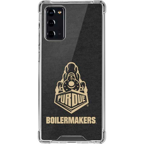 Purdue University Purdue University Signature Logo Galaxy Note20 5G Clear Case