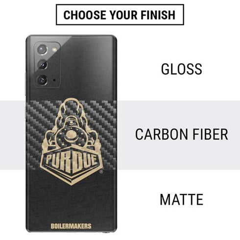Purdue University Purdue University Signature Logo Galaxy Note20 5G Skin