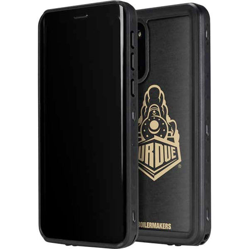 Purdue University Purdue University Signature Logo Galaxy S20 Plus Waterproof Case