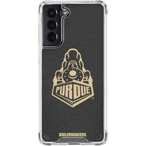Purdue University Purdue University Signature Logo Galaxy S21 5G Clear Case