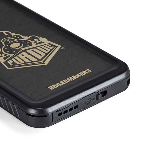Purdue University Purdue University Signature Logo Galaxy S23 Plus Waterproof Case