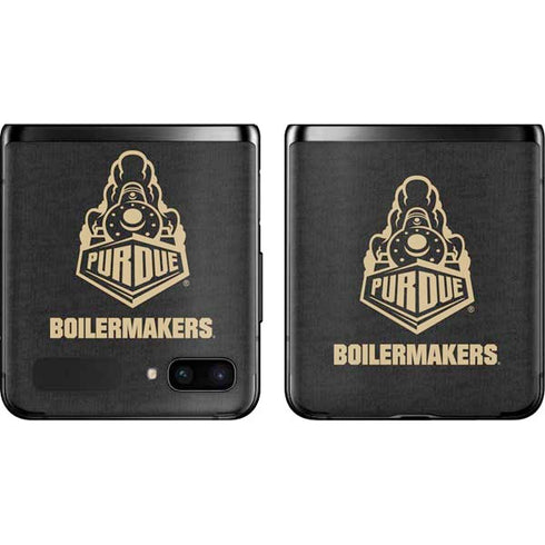 Purdue University Purdue University Signature Logo Galaxy Z Flip Skin