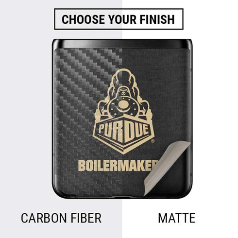Purdue University Purdue University Signature Logo Galaxy Z Flip Skin