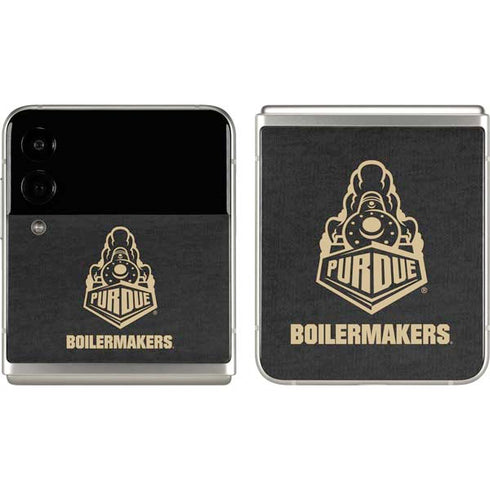 Purdue University Purdue University Signature Logo Galaxy Z Flip3 5G Skin