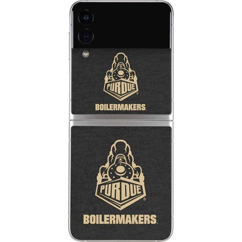 Purdue University Purdue University Signature Logo Galaxy Z Flip3 5G Skin