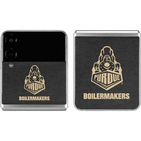 Purdue University Purdue University Signature Logo Galaxy Z Flip4 5G Skin