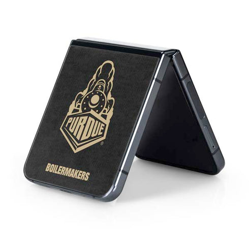 Purdue University Purdue University Signature Logo Galaxy Z Flip5 5G Skin