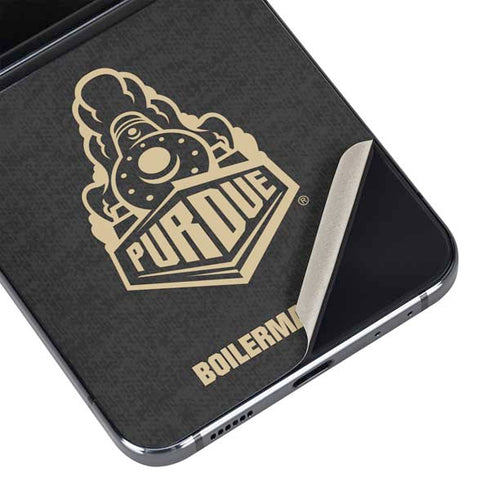 Purdue University Purdue University Signature Logo Galaxy Z Flip5 5G Skin