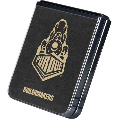 Purdue University Purdue University Signature Logo Galaxy Z Flip5 5G Skin