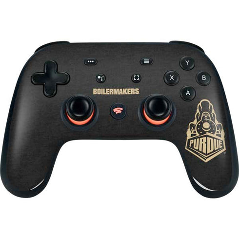 Purdue University Purdue University Signature Logo Google Stadia Controller Skin