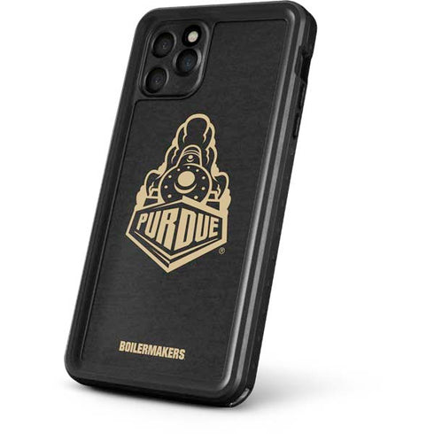 Purdue University Purdue University Signature Logo iPhone 11 Pro Max Waterproof Case