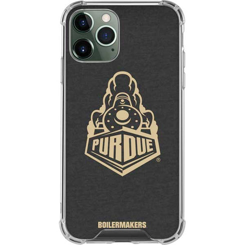 Purdue University Purdue University Signature Logo iPhone 12 Pro Clear Case