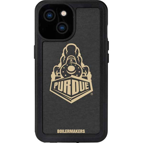 Purdue University Purdue University Signature Logo iPhone 13 Mini Waterproof Case