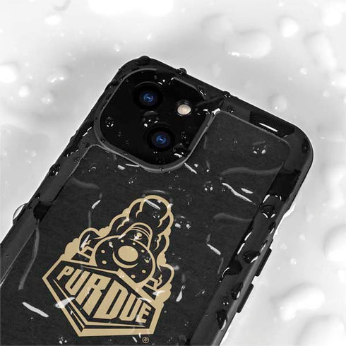Purdue University Purdue University Signature Logo iPhone 13 Mini Waterproof Case