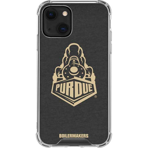 Purdue University Purdue University Signature Logo iPhone 14 Plus Clear Case
