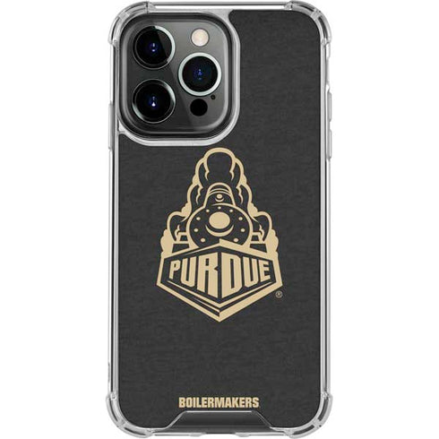 Purdue University Purdue University Signature Logo iPhone 14 Pro Clear Case