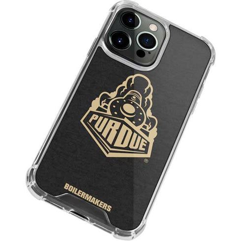 Purdue University Purdue University Signature Logo iPhone 15 Pro Clear Case