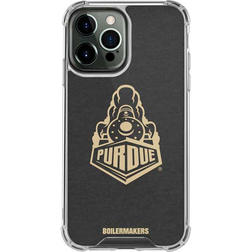 Purdue University Purdue University Signature Logo iPhone 14 Pro Max Clear Case