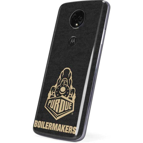Purdue University Purdue University Signature Logo Moto E5 Plus Skin
