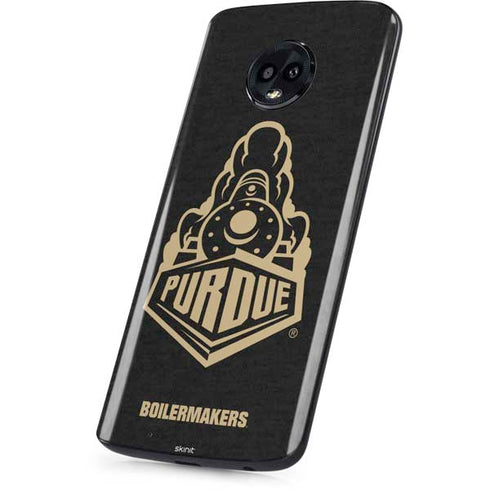 Purdue University Purdue University Signature Logo Moto G6 Skin