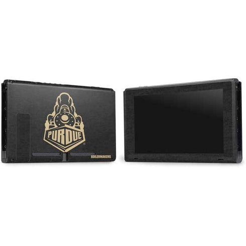 Purdue University Purdue University Signature Logo Nintendo Switch Bundle Skin
