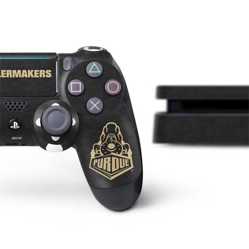 Purdue University Purdue University Signature Logo PS4 Slim Bundle Skin