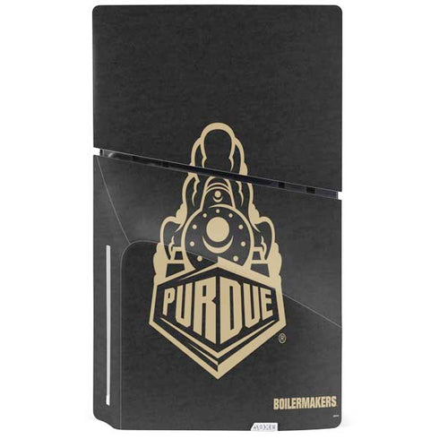 Purdue University Purdue University Signature Logo PS5 Slim Disk Console Skin