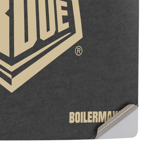 Purdue University Purdue University Signature Logo PS5 Slim Digital Edition Console Skin