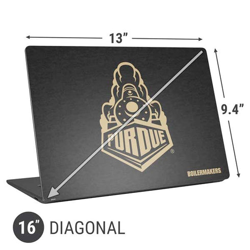 Purdue University Purdue University Signature Logo Universal Laptop 16in (13 x 9.4in) Skin