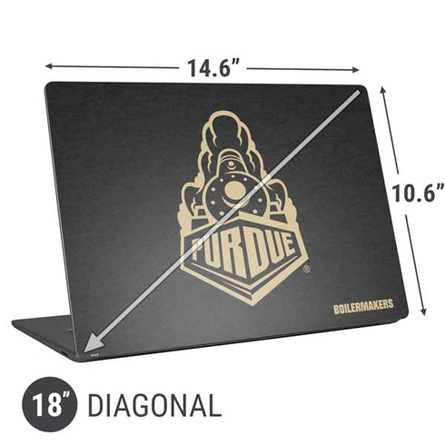 Purdue University Purdue University Signature Logo Universal Laptop 18in (14.6 x 10.6in) Skin