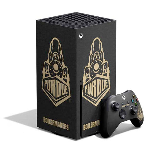 Purdue University Purdue University Signature Logo Xbox Series X Bundle Skin