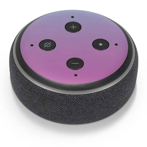 Purple and Blue Ombre Amazon Echo Dot Skin
