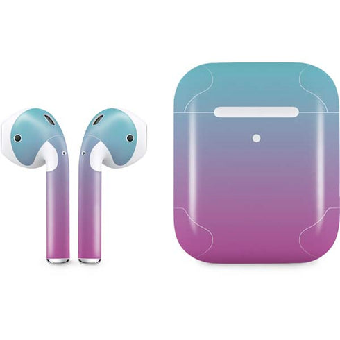 Purple and Blue Ombre Apple AirPods 2 Skin