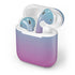 Purple and Blue Ombre Apple AirPods Skin