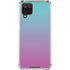 Purple and Blue Ombre Galaxy A12 Clear Case
