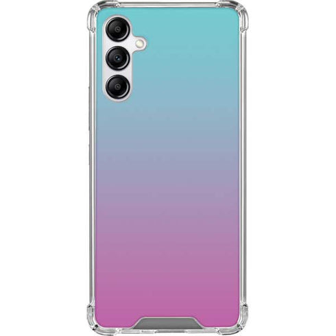 Purple and Blue Ombre Galaxy A14 5G Clear Case