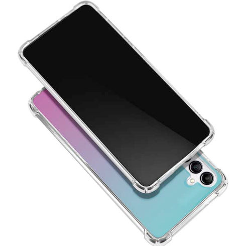 Purple and Blue Ombre Galaxy A15 5G Clear Case