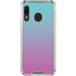Purple and Blue Ombre Galaxy A30 Clear Case