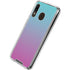 Purple and Blue Ombre Galaxy A30 Clear Case
