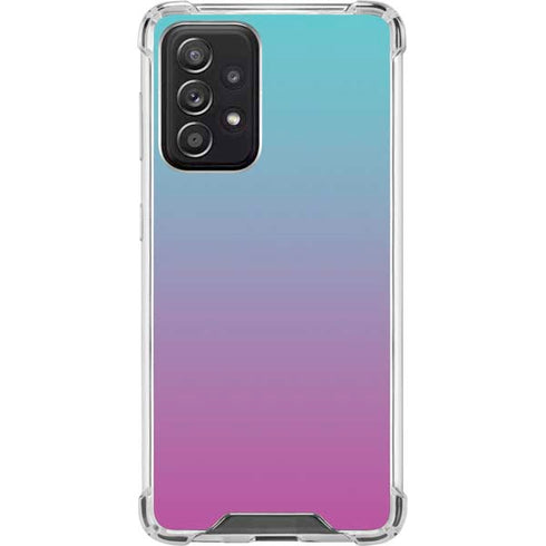 Purple and Blue Ombre Galaxy A52 5G Clear Case