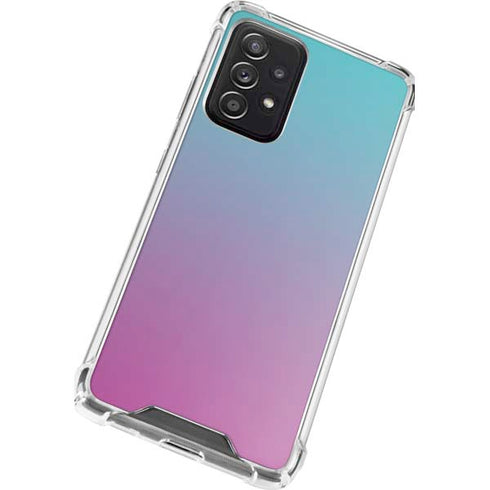 Purple and Blue Ombre Galaxy A52 5G Clear Case