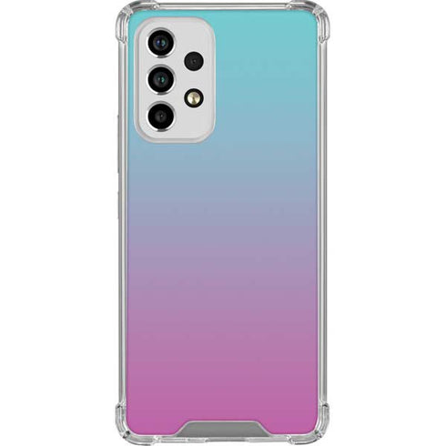 Purple and Blue Ombre Galaxy A53 5G Clear Case
