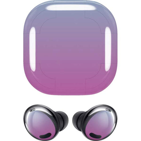 Purple and Blue Ombre Galaxy Buds Pro Skin