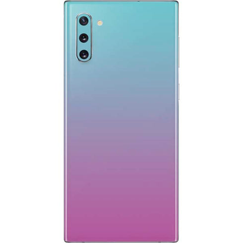 Purple and Blue Ombre Galaxy Note 10 Skin